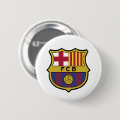 FCバルセロナ サッカーチーム ブローチ 缶バッジ (正面&裏面)