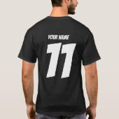 fc amazighサッカー – 衣装 tシャツ (裏面)