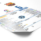 FC Barcelona 6–2 Real Madrid 20 フォトプリント (角)