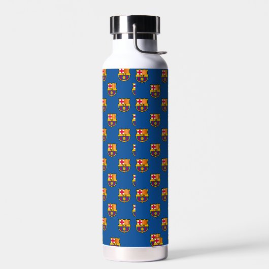 FC Barcelona Inspired Pattern Stainless Steel Wate ウォーターボトル (左面)