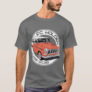 FC Holden -場所のセダン-赤及び白 Tシャツ