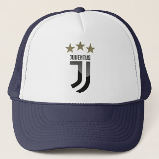 FC Juventusロゴ付きのナイスハット キャップ