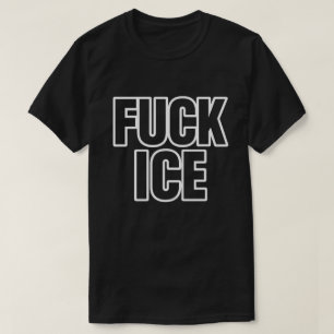 FC*K ICE 反ICE抗議デザイン -  Tシャツ