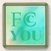 FCC YOU ビバレッジ コースター (正面)