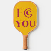 FCC YOU ピックルボール パドル (裏面)