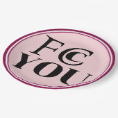 FCC YOU ペーパープレート (アングル)