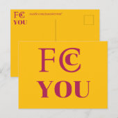 FCC YOU ポストカード (正面/裏面)