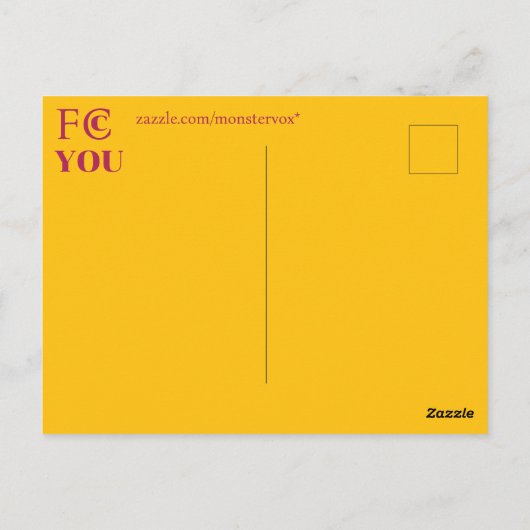FCC YOU ポストカード (裏面)