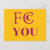 FCC YOU ポストカード (正面)