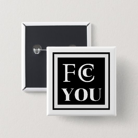 FCC YOU 冷蔵庫ボタン 缶バッジ (正面&裏面)