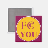FCC YOU 冷蔵庫マグネット マグネット (正面/裏面)