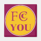 FCC YOU 冷蔵庫マグネット マグネット (正面)