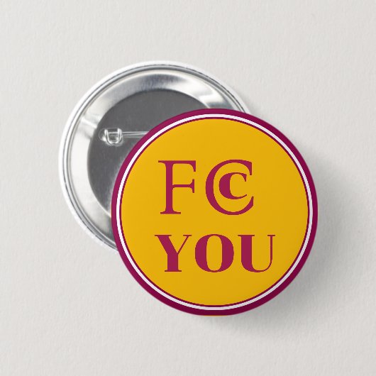 FCC YOU 冷蔵庫マグネット 缶バッジ (正面&裏面)
