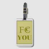 FCC YOU 荷札 ラゲッジタグ (正面縦)