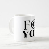 FCC YOU Coffee Mug コーヒーマグカップ (正面左)