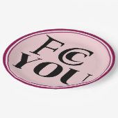 FCC YOU Paper Plate ペーパープレート (アングル)