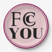 FCC YOU Paper Plate ペーパープレート (正面)