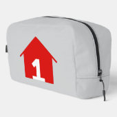 FCFレッドロゴコスメティックバッグ ドップキット (右コーナー)