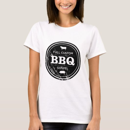 FCG-BBQの女性ロゴT Tシャツ (正面)