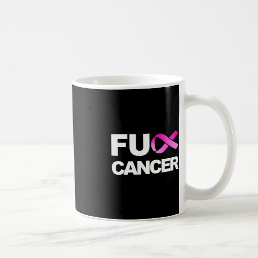 Fckがん – Fck乳がん認識度 コーヒーマグカップ (右)