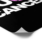 Fckがん – Fck乳がん認識度 ポスター (角)