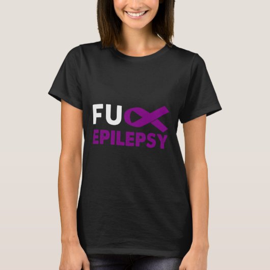 Fckてんかん認識度支援生存者ギフト Tシャツ (正面)