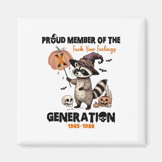 Fckの誇りを持ったメンバ感覚生成X マグネット (正面)