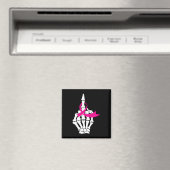 Fck乳癌の中指ピンクリボンAwaren マグネット (インサイチュ (食洗機))