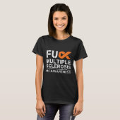 Fck多発性硬化症Ms認識度サポートリボン Tシャツ (正面フル)