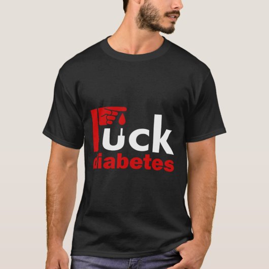 Fck糖尿病認識度 Tシャツ (正面)