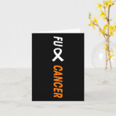 Fck Blood Cancer – 白血病認識度 カード (黄色い花)