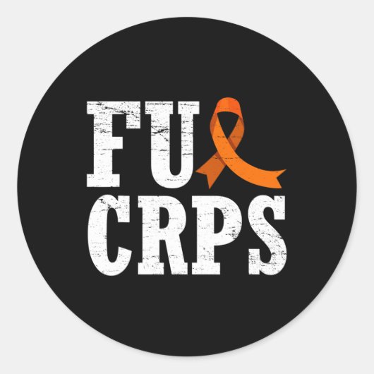 Fck CRPS戦士サポーターRSD CRPS認識度 ラウンドシール (正面)