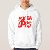 Fck Da Opps パーカ (正面)