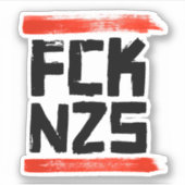 FCK NZS シール (正面)