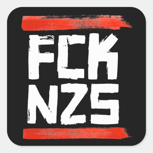 FCK NZS スクエアシール (正面)