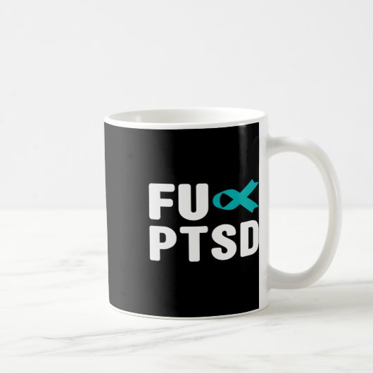 Fck Ptsd – 外傷後ストレス障害アワレ コーヒーマグカップ (右)