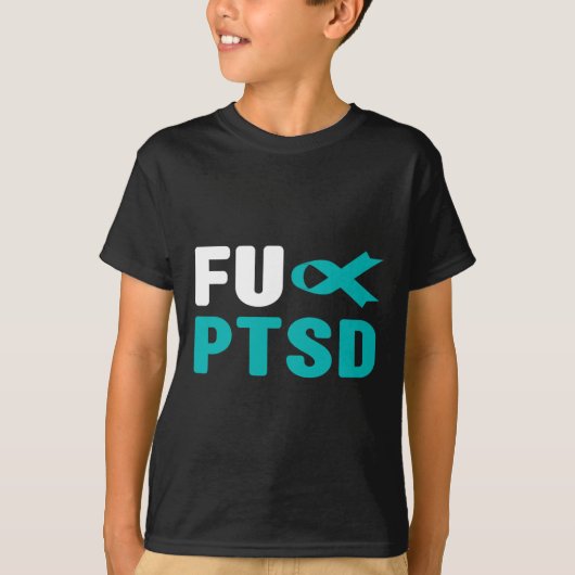 Fck Ptsd – 外傷後ストレス障害アワレ Tシャツ (正面)