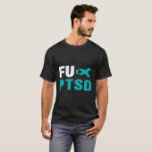 Fck Ptsd – 外傷後ストレス障害アワレ Tシャツ (正面フル)