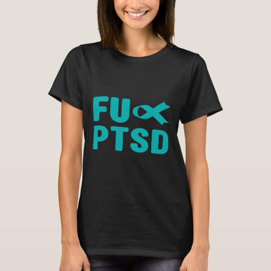 Fck Ptsd – 外傷後ストレス障害アワレ Tシャツ (正面)