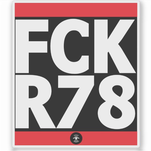 FCK R78 シール (正面)