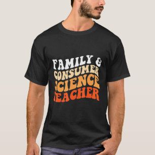 FCSファミリーおよびコンシューマーサイエンスFacs先生バック Tシャツ