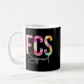 Fcs Squad Tie Dye Back To School Women Appreciatio コーヒーマグカップ (左)