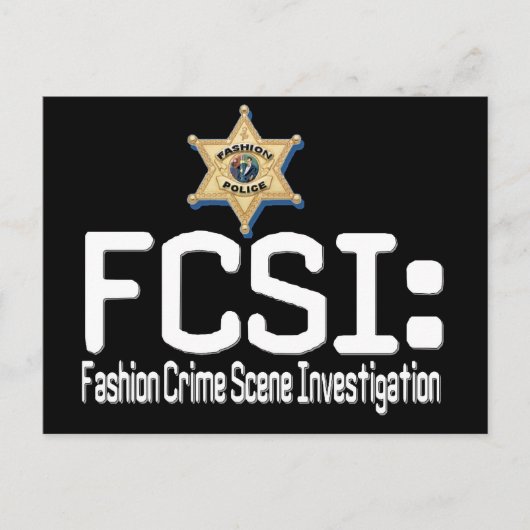 FCSI:ファッション現場調査 ポストカード (正面)