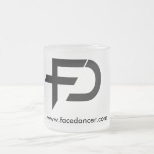 FDのロゴのマグ フロストグラスマグカップ