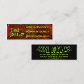 FD名刺2012年 スキニー名刺 (正面/裏面)