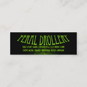 FD名刺2012年 スキニー名刺 (裏面)