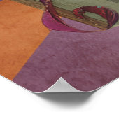 FD2サーカスピエロアートヴィンテージレトロカーニバルアート2 ポスター (角)