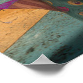 FD2サーカスピエロアートヴィンテージレトロカーニバル18 ポスター (角)