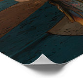 FD2サーカスピエロアート11ヴィンテージレトロカーニバルアート ポスター (角)