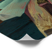 FD2サーカスピエロアート13ヴィンテージレトロカーニバルアート ポスター (角)